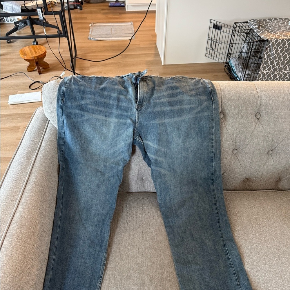 Relaxed Fit Men’s Jeans - Blue - Picture 1 of 8